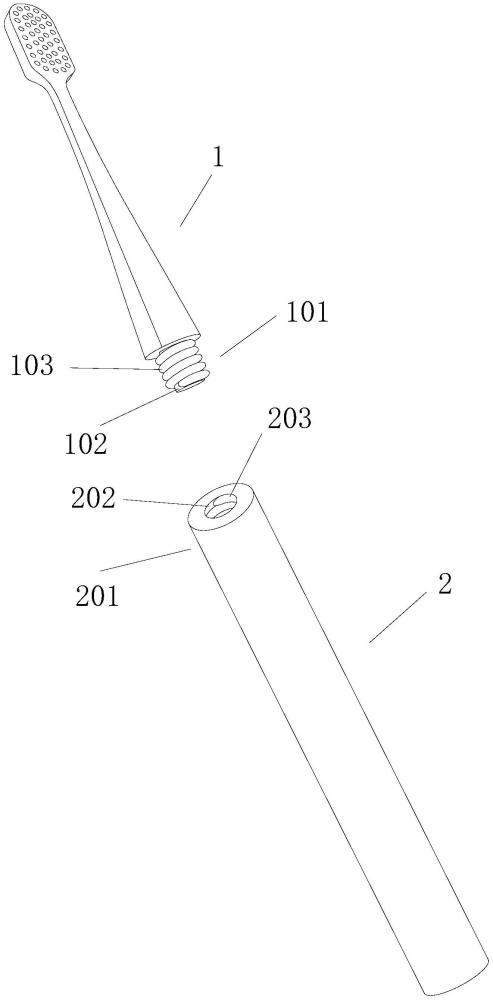 一种内注复合成型牙刷的制作方法