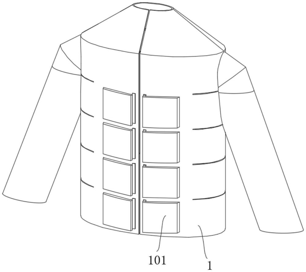 一种贴身型冲锋衣羽绒服的制作方法