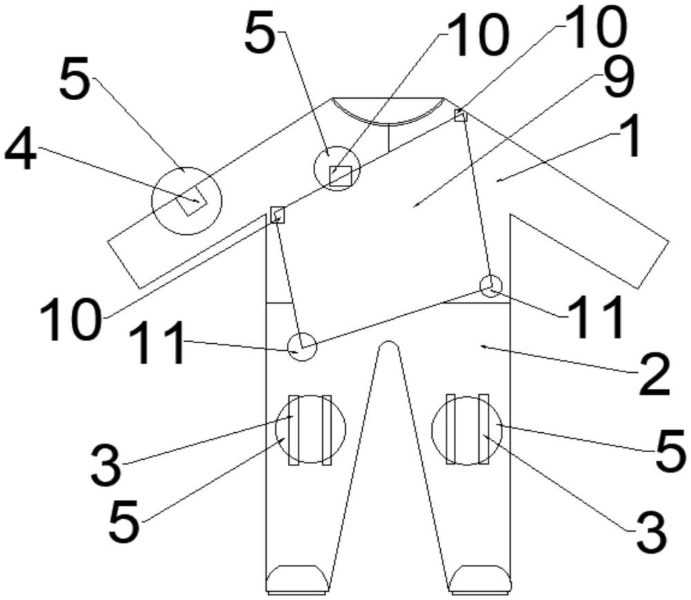 一种多功能带益智玩具的儿童服装的制作方法