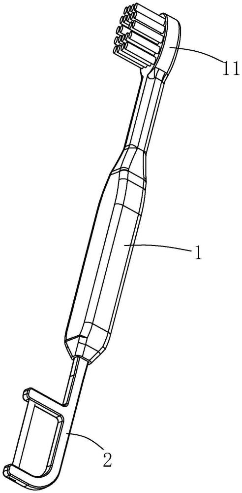 一次性多功能牙刷的制作方法