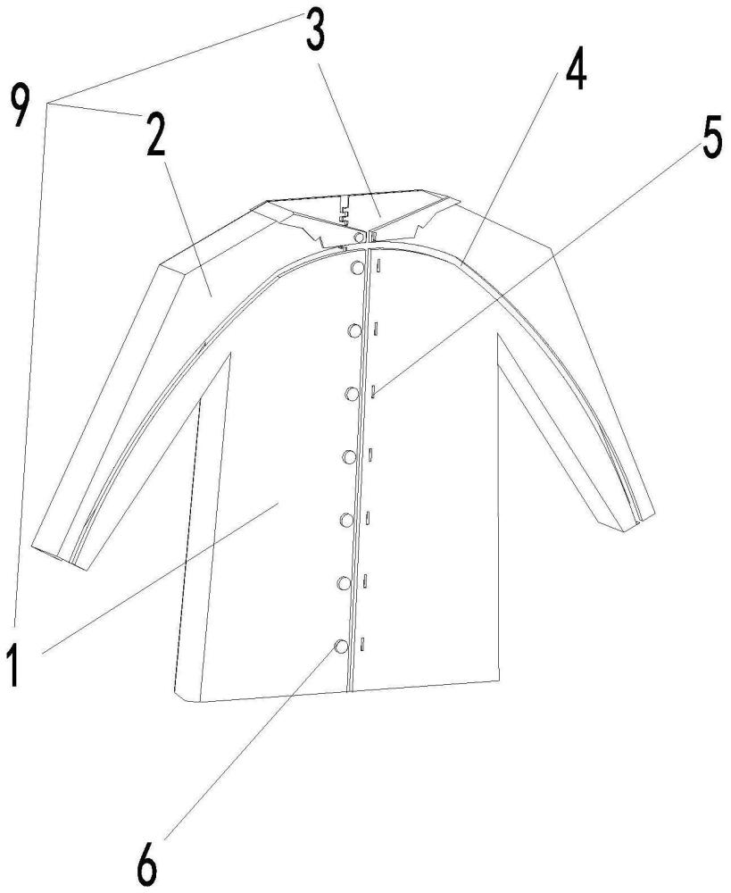 一种中医治疗用病号服的制作方法